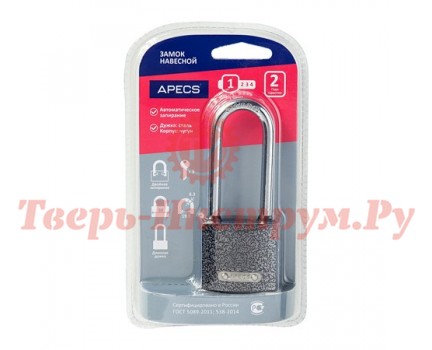 Замок навесной APECS PD-01-38-L Blister Замок навесной APECS PD-01-38-L Blister