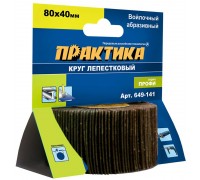 Круг лепестковый с оправкой войлочный ПРАКТИКА 80х40 мм