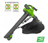 Воздуходувка GREENWORKS GD40BVII