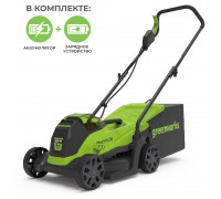 Газонокосилка GREENWORKS GD24LM33K2