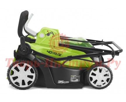 Газонокосилка аккумуляторная GREENWORKS G40LM35 Газонокосилка аккумуляторная GREENWORKS G40LM35