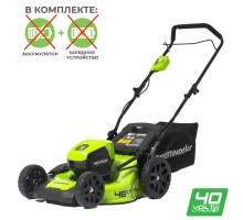 Газонокосилка аккумуляторная GREENWORKS GD40LM46HP