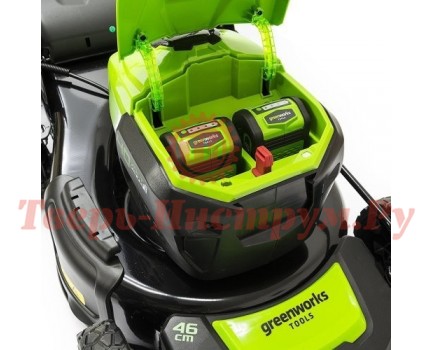Газонокосилка аккумуляторная GREENWORKS GD40LM46SP Газонокосилка аккумуляторная GREENWORKS GD40LM46SP