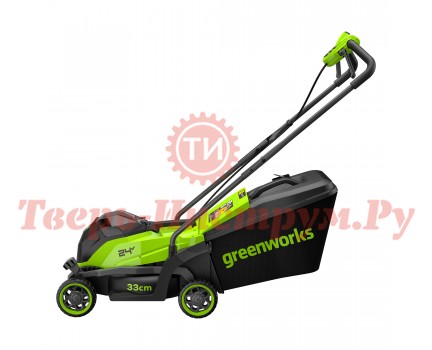 Газонокосилка аккумуляторная GREENWORKS GD24LM331 Газонокосилка аккумуляторная GREENWORKS GD24LM331