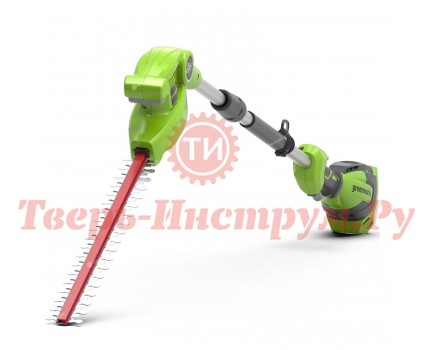 Аккумуляторный штанговый кусторез GREENWORKS G40PHA Аккумуляторный штанговый кусторез GREENWORKS G40PHA