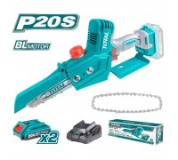 Аккумуляторная мини пила TOTAL 20В 2.0Ач 15 см
