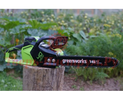 Аккумуляторная цепная пила GREENWORKS GD40CS18K4 Аккумуляторная цепная пила GREENWORKS GD40CS18K4