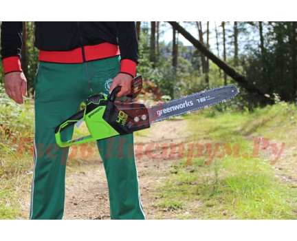 Аккумуляторная цепная пила GREENWORKS GD40CS18K4 Аккумуляторная цепная пила GREENWORKS GD40CS18K4