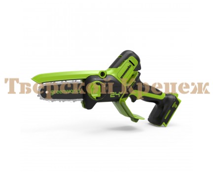 Аккумуляторная мини пила GREENWORKS G24MCS10 SET-2