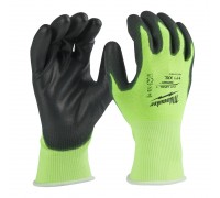 Перчатки защитные MILWAUKEE HI-VIS CUT A GLOVES XXL