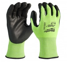 Перчатки защитные MILWAUKEE HI-VIS CUT C GLOVES M