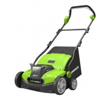 Аэратор газона аккумуляторный GREENWORKS GD40SC36