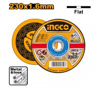 Круг отрезной по металлу INGCO 230x1.6x22