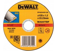 Круг отрезной по металлу DEWALT INDUSTRIAL 125x22х1.2 мм