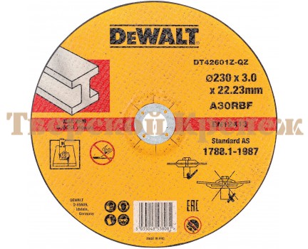 Круг отрезной по металлу DEWALT INDUSTRIAL 230x22х2.8 мм