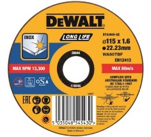 Круг отрезной по металлу DEWALT 115x22х1.6 мм