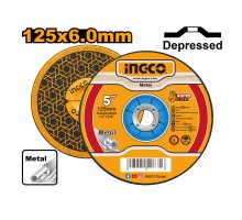 Круг шлифовальный по металлу INGCO 125х6.0х22