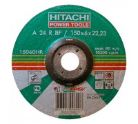 Круг шлифовальный по металлу HITACHI 150х6.0х22