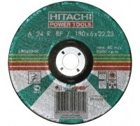 Круг шлифовальный по металлу HITACHI 180х6.0х22