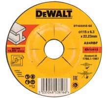 Круг шлифовальный по металлу DEWALT LongLife 115x6.0x22