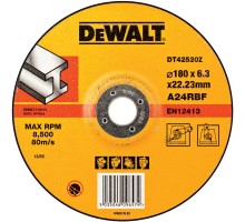 Круг шлифовальный по металлу DEWALT INDUSTRIAL 180x6.3x22