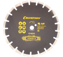 Диск алмазный CHAMPION M350х25.4 ASPHAFIGHT