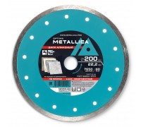 Диск алмазный несегментный METALLICA Optima 200x22 мм
