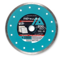 Диск алмазный несегментный METALLICA Optima 200x22 мм