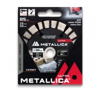 Диск для мини-пилы алмазный METALLICA Ultra 85x15/10 мм, H=10 мм, ТС