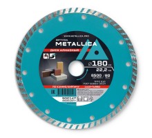 Диск алмазный турбированный METALLICA Optima 180x22 мм