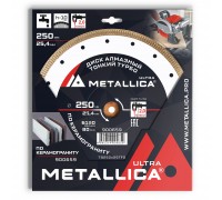 Диск алмазный турбированный METALLICA Ultra Thin 250x25.4 мм