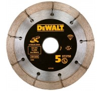 Диск алмазный сегментный двойной DEWALT 125х22 6.3 мм