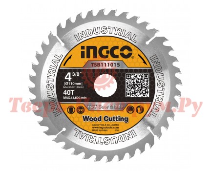 Диск пильный по дереву INGCO 110х20.0х40Т Диск пильный по дереву INGCO 110х20.0х40Т