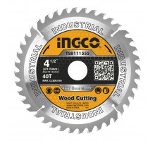 Диск пильный по дереву INGCO 115х22.0х40Т
