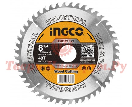 Диск пильный по дереву INGCO 210х30.0х48Т