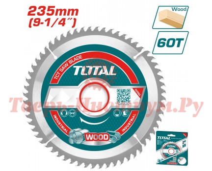 Диск пильный по дереву TOTAL 235x30x60T Диск пильный по дереву TOTAL 235x30x60T