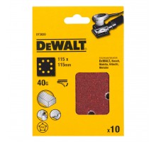 Шлифлисты прилипные DEWALT 115х115 мм 40G 10 шт