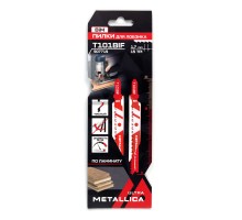 Пилки для лобзика METALLICA T101BIF, 82 мм, BiM, 2 шт
