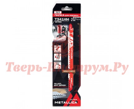 Пилки для лобзика METALLICA T341HM, 132 мм, TCT, 1 шт Пилки для лобзика METALLICA T341HM, 132 мм, TCT, 1 шт