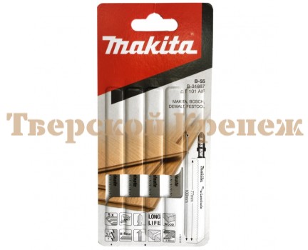 Пилки для лобзика MAKITA B-31887 B-55 T101AIF 5 шт