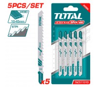 Пилки для лобзика TOTAL T101D 5 шт