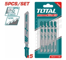 Пилки для лобзика TOTAL Т118В 5 шт