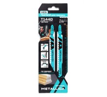 Пилки для лобзика METALLICA T144D, 100 мм, HCS, 2 шт