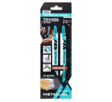 Пилки для лобзика METALLICA T244DA, 100 мм, HCS, 2 шт