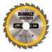 Диск пильный по дереву DEWALT CONSTRUCTION 190х30 24z ATB 10°