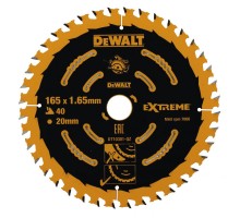 Диск пильный по дереву DEWALT EXTREME 165х20 40z WZ 18°