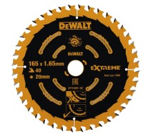 Диск пильный по дереву DEWALT EXTREME 165х20 40z WZ 18°