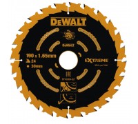 Диск пильный по дереву DEWALT EXTREME 190х30 24z WZ 18°