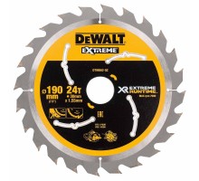 Диск пильный DEWALT EXTREM RUNTIME FlexVolt 190х30 24z ATB 25°