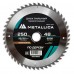 Диск пильный по дереву METALLICA Optima 250x32/30х3.0х48z